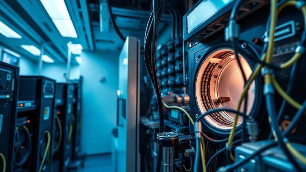 Ein Laboraufbau mit Quantencomputer-Technik symbolisiert die Innovation, die bei der EuroTech Allianz ausgezeichnet wurde – Symbolbild, KI-erzeugt